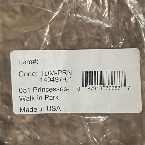 Disney Princesses “Princesses Walk in Park” Woven  Tapestry Throw Blanket - Picture 5 of 9